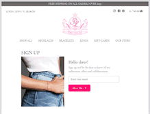 Tablet Screenshot of pinkloulou.com